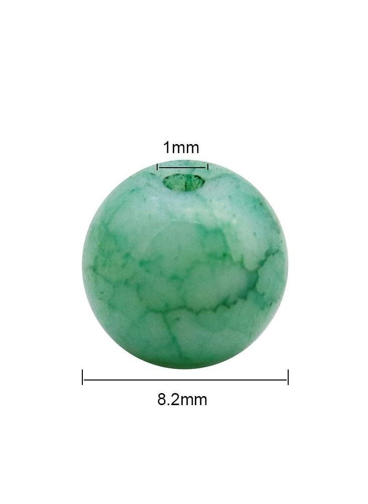 Y&D Colorful Cracked Glass Beads 200PCS Crackle Lampwork Crystal with Hole Sparkling Chakra Loose for Crafts & Jewellery Making Necklace Bracelet Earrings Mobiles Wind Chimes Gifts  - Image 4