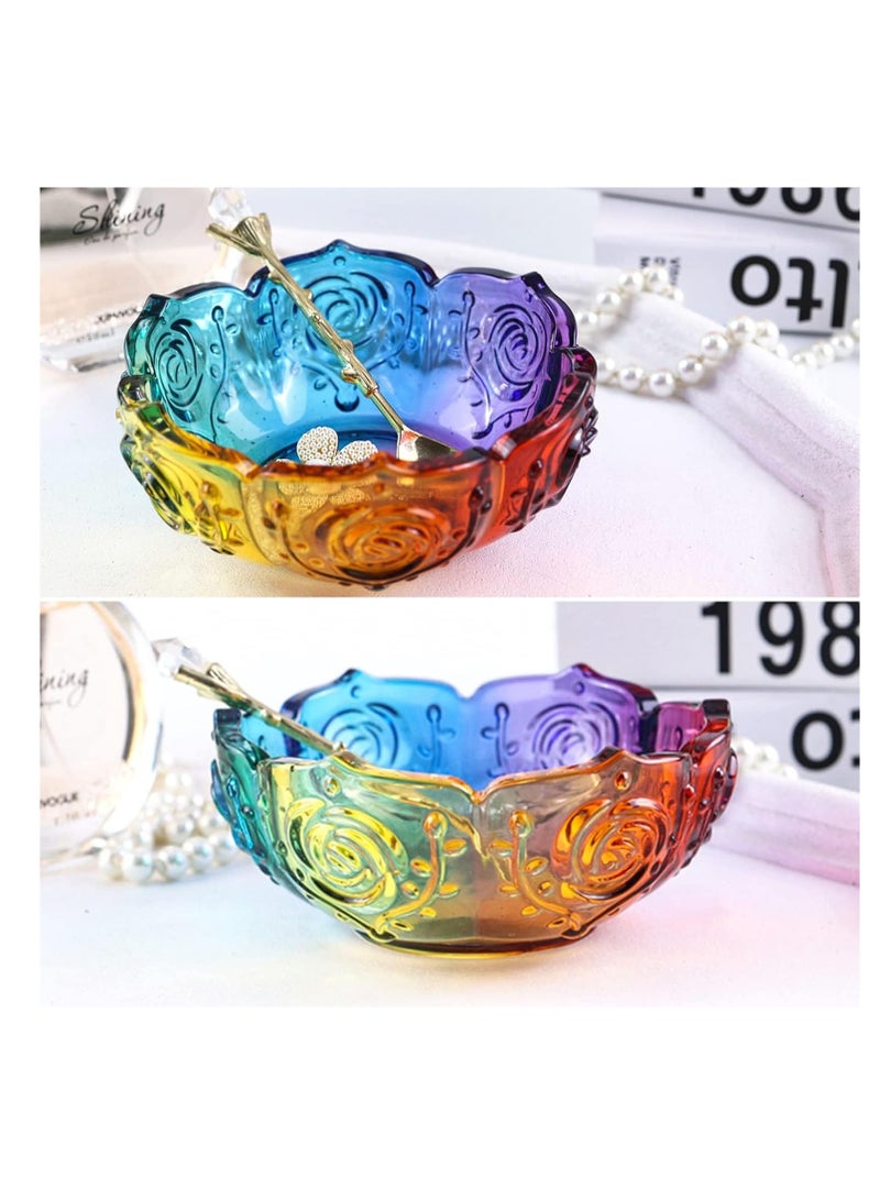 SYOSI 2PCS Flower Tray Resin Mold - Create Unique Lotus Bowl Jewelry Holders, Trinket Containers, Candle Holders, and Stunning Home Table Decorations  - Image 5