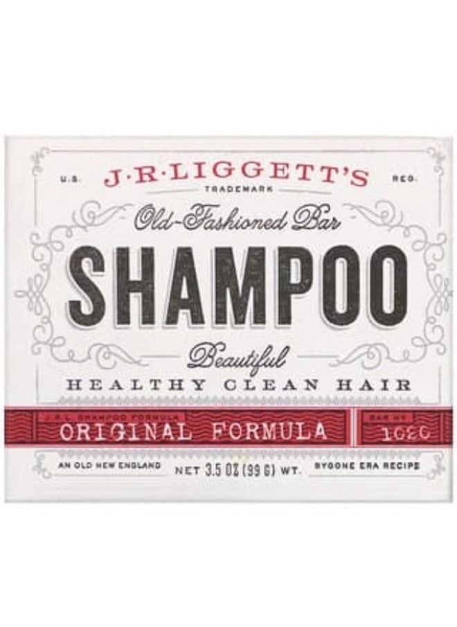 J.R. Liggett's - J.R. Liggett's Old Fashioned Shampoo Bar Original Formula 3.5 oz 99 g - Image 1