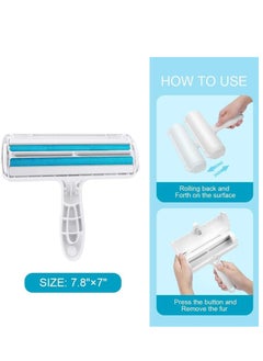 SYOSI Pet Hair Remover, Reusable Dog  Cat Remover Lint Roller, Fur from Furniture, Sofa, Bedding, Comforters Couch, and More  - Image 2