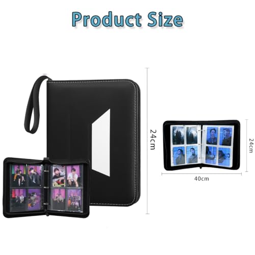 YANENG Photocards Binder 400 Pockets Album Photo Card Holder Collection Merch for Army Fans Gifts - Image 2