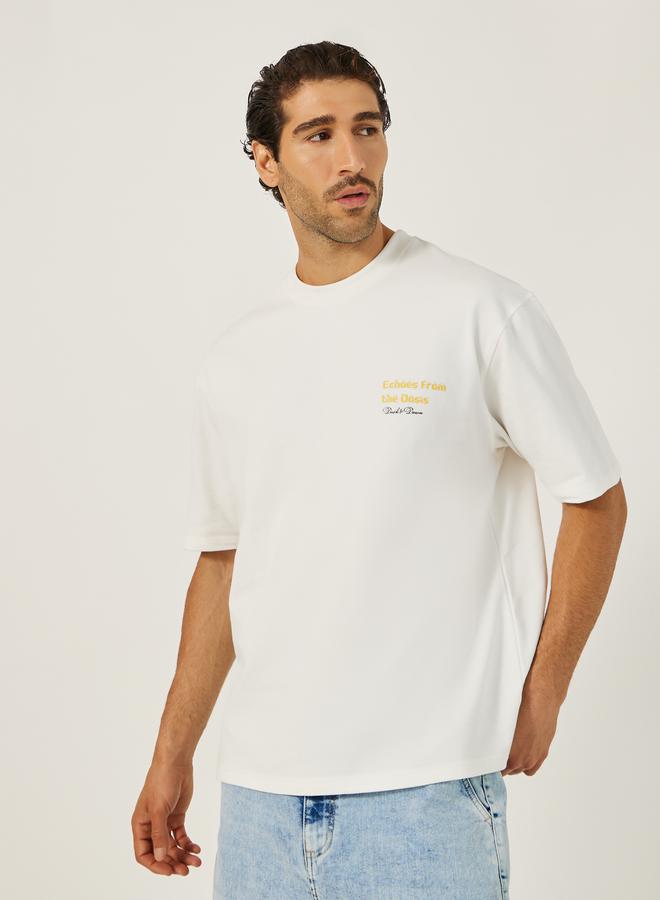 Styli Tapestry Graphic Print Oversized T-Shirt - Image 2