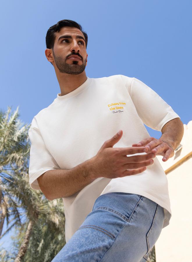 Styli Tapestry Graphic Print Oversized T-Shirt - Image 5