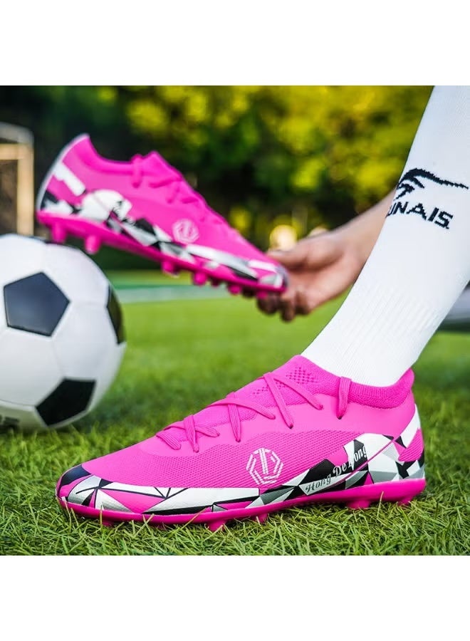 سكت شيكترو أحذية كرة قدم مريحة وجيدة التهوية من Flyweave مصنوعة من العشب الصناعي للرجال والنساء - Image 3