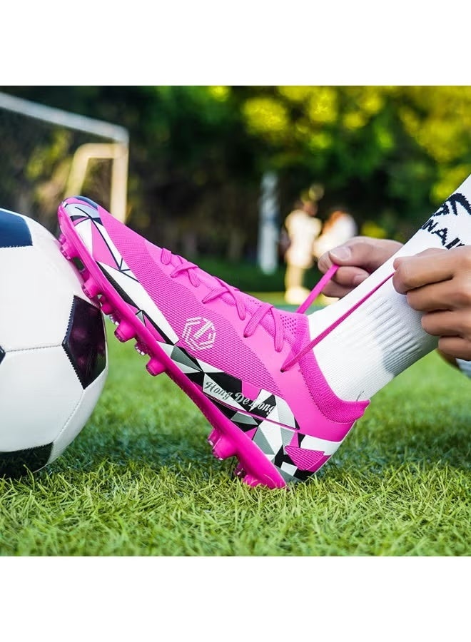 سكت شيكترو أحذية كرة قدم مريحة وجيدة التهوية من Flyweave مصنوعة من العشب الصناعي للرجال والنساء - Image 4