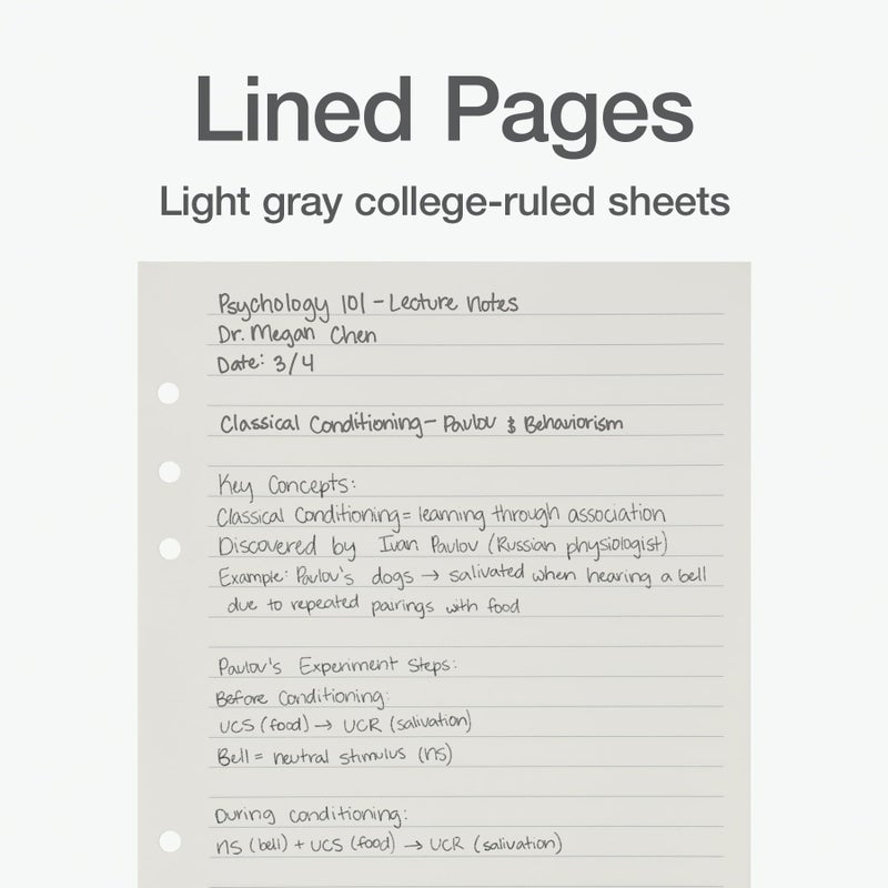 Oxford A5 Refill Paper, 6 Ring Lined Paper with Pastel Binder Dividers, 5 Tabs, 120 Sheets, 6 x 8.25 Inches, Notebook, Bullet Journal and Planner Inserts (1016731) - Image 5