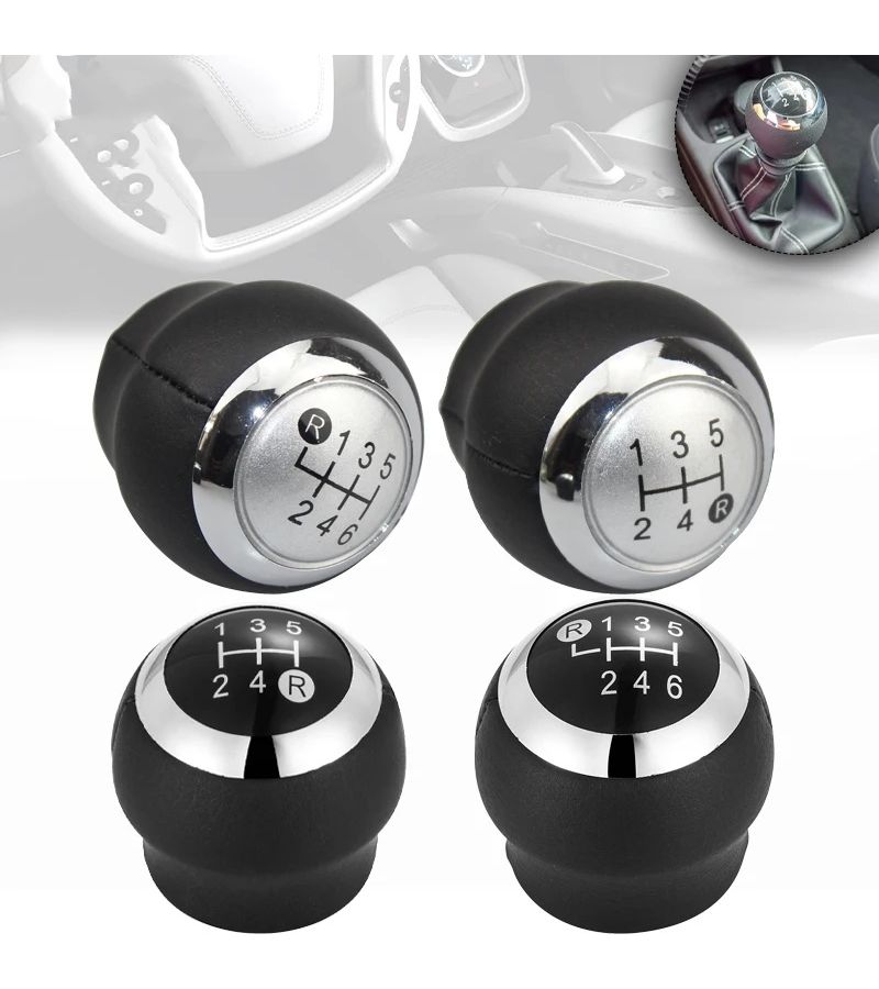 Black 5 Speed Gear Shift Knob Lever for Toyota Corolla RAV4 Avensis Yaris - Image 1