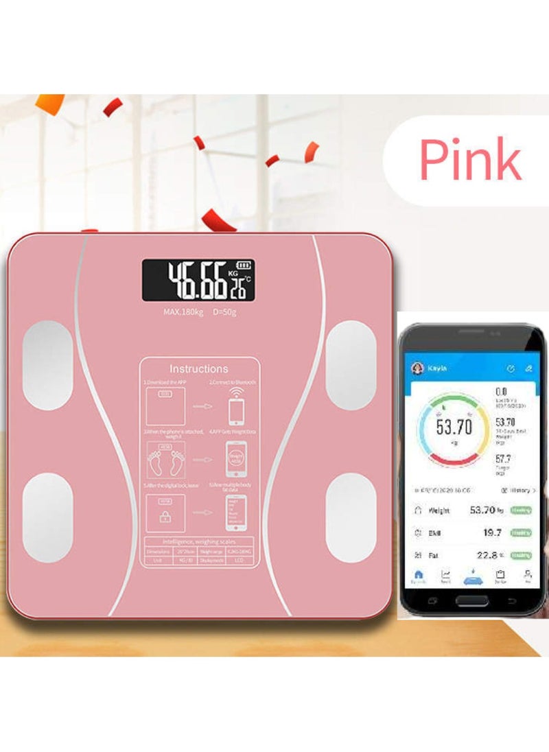 Iscale Weight Scale With Bluetooth,Wireless Scale for Body Weight, Body Composition Analyzer with Smartphone App for 14 Key Body Indicators(BMI/Weight/Body Fat/Resting Heart Rate)  - Image 1