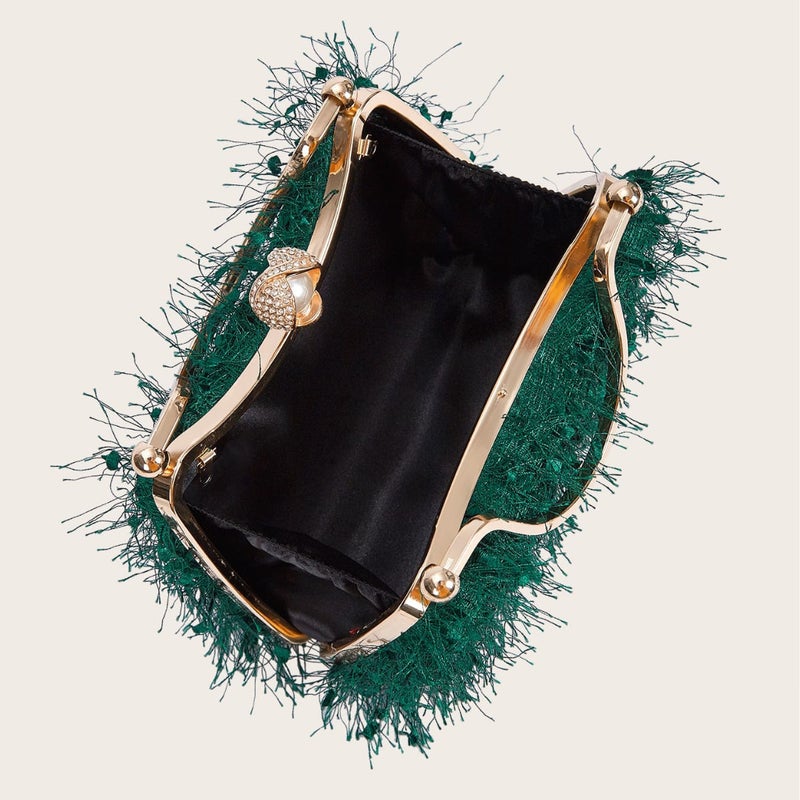 New Popular Tassel Versatile Bag Women'S Bag New Versatile Crossbody Shoulder Bag Wedding Bag Clutch Bag - Image 5