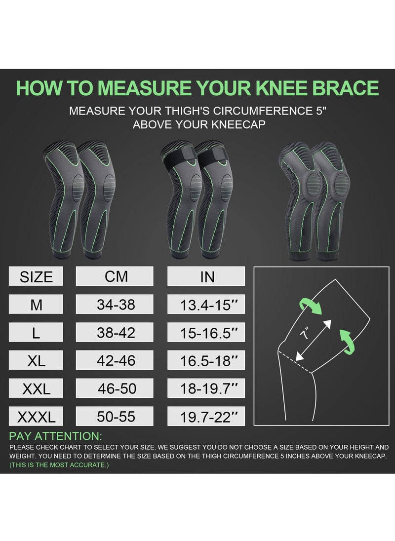 Generic - Thigh High Compression Knee Brace Full Leg Sleeve - Image 1