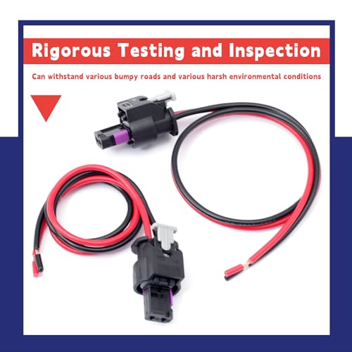 Dusledel Side Marker Pigtail Connector Harness Compatible with Dodge Charger 2015-2022, Side Marker Tail Light Connection Cable 2 PCS - Image 4