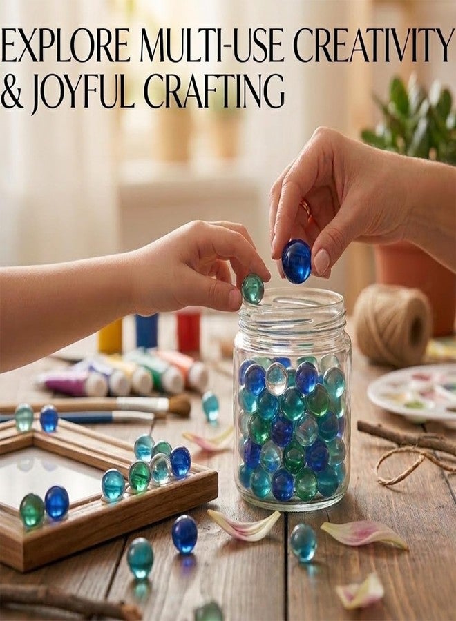 Lagincig 100Pcs Glass Marbles Set 5 Color Mix 14mm & 16mm Sizes for Marble Bounce Game DIY Decoration - Image 5
