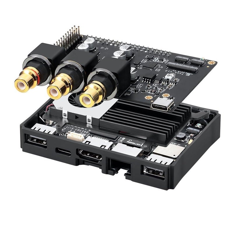Khadas Tone Board High Resolution Audio Board VIMs, Compatible(Generic Edition) for Desktop PCs/Laptop PCs/Edge, Raspberry PIS and Other SBCs/All Other Devices via Included USB-C to USB-A 2.0 Cable - Image 4