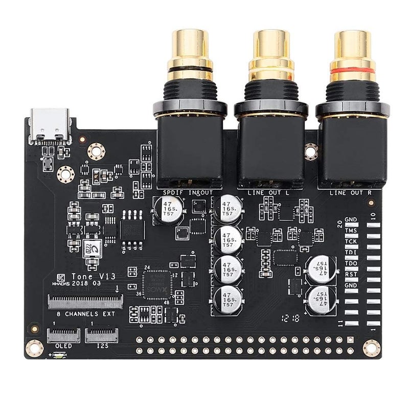 Khadas Tone Board High Resolution Audio Board VIMs, Compatible(Generic Edition) for Desktop PCs/Laptop PCs/Edge, Raspberry PIS and Other SBCs/All Other Devices via Included USB-C to USB-A 2.0 Cable - Image 5