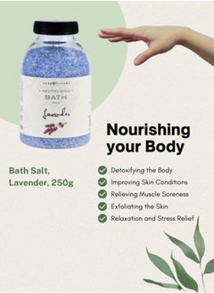 Soap&Friends Soap&Friends Fine-Grained Lavender Bath Salt - 250 g  - Image 5