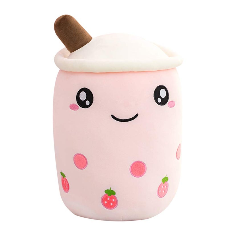 hitoshe Boba Plushie 137 in Boba Plush Pillow Toy Hugging Pillow Gifts Pink Strawberry - Image 2