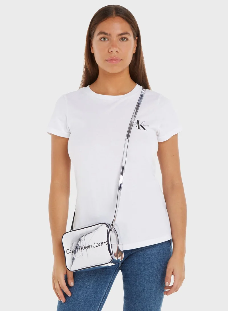 Calvin Klein Jeans Sculpted Monogram Detailed Crossbody