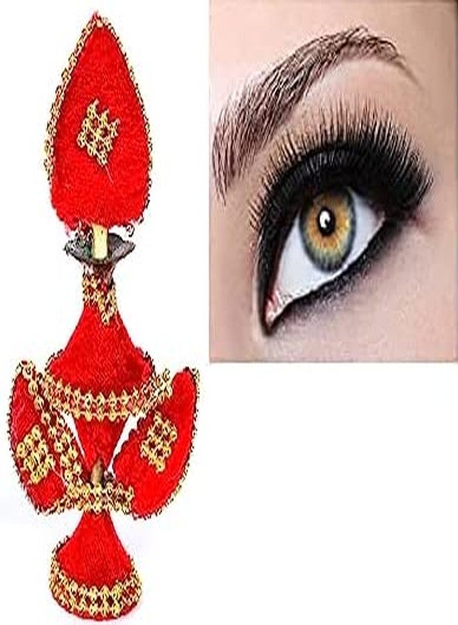 KAVIN Decorative Surma Daan With Stick Eye Beauty Makeup Accessories Surmadhani Without Kajal For Girls And Women Pack Of 1 - Image 1