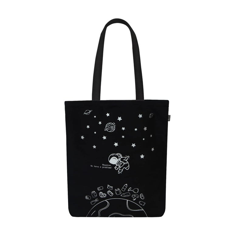 Ecoright Aesthetic Canvas Tote Bag for Women with Zipper, Tote Bag for Beach, Grocery, Travel, Work, Gym, Daily Use - Image 4
