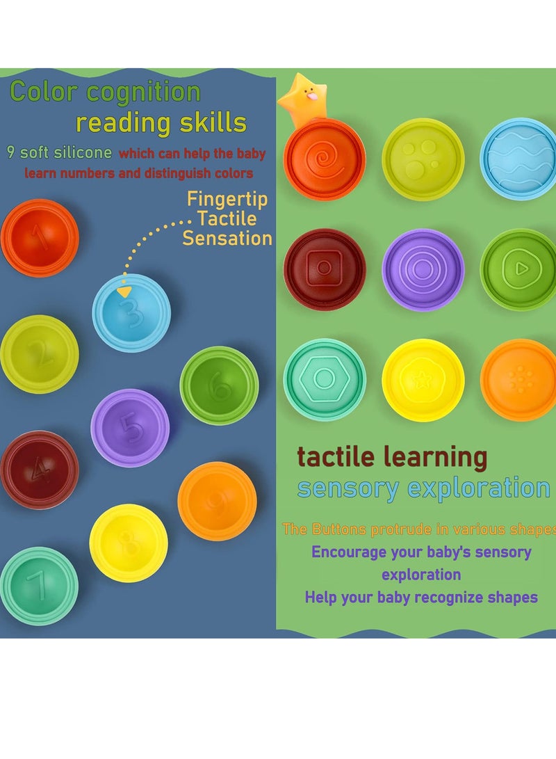 YelaJoy ألعاب الأطفال للتطور المبكر، تخفيف التوتر، مونتيسوري، هدايا تعليمية حسية للأطفال المصابين بالتوحد 1 2 3 سنوات أولاد وبنات صغار - Image 5