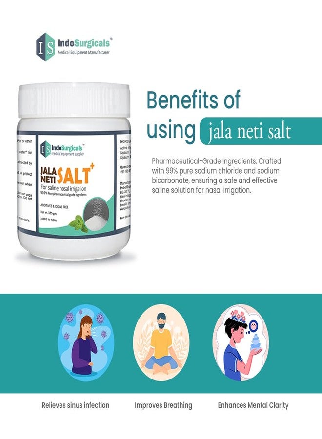 IS IndoSurgicals Jala Neti Salt Plus, 385 gm (3) - Image 4