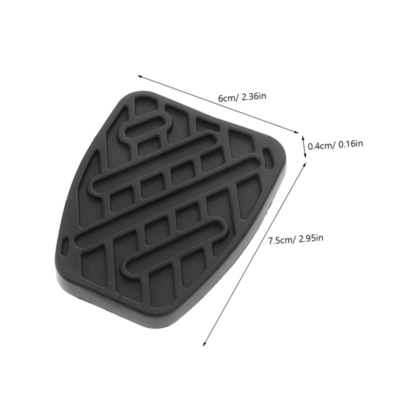 Anti Slip Rubber Brake Clutch Pedal Pads Set Of 4 Easy Install Car Interior Accessory - Image 3