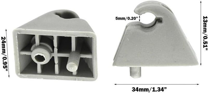 Wivplex 2pcs Sun Visor Clips for Vauxhall and Opel Vehicles - Image 2