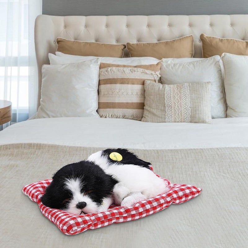 Dpofirs Soft Plush Dog Doll With Interactive Sound | Stuffed Animal Toy For Baby Sleep & Kids Companion (Black and white can call a puppy) - Image 5
