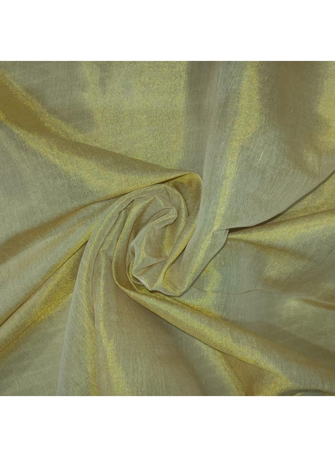 Manvicare Elegant Magenta Pink Color Plain Chanderi Silk Saree for women/girls - 5.5 meter & 1 meter brocade blouse piece - Image 5