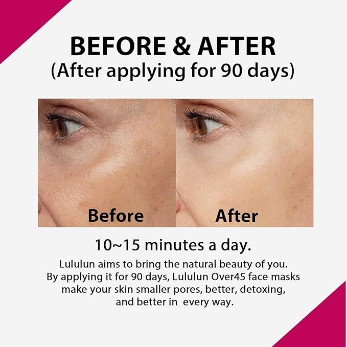 Lululun LuLuLu n Over 45 Moist Sheet Mask 7Pack - Image 4
