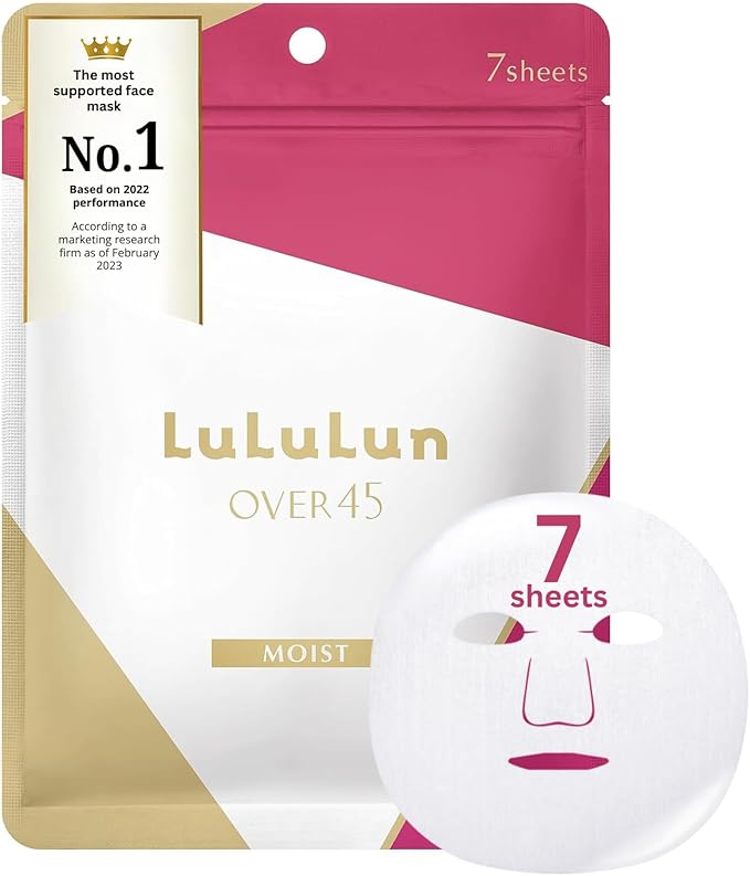 Lululun LuLuLu n Over 45 Moist Sheet Mask 7Pack - Image 1