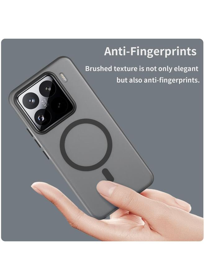 erorex Case For Xiaomi 15 Pro MagSafe Frosted Translucent TPU + PC Full Coverage Phone Case - Image 4