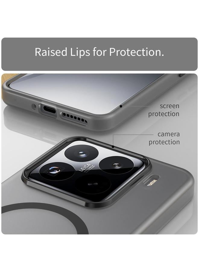 erorex Case For Xiaomi 15 Pro MagSafe Frosted Translucent TPU + PC Full Coverage Phone Case - Image 5