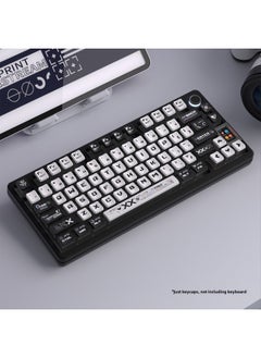 Generic Pudding Four-sided Transparent Color Sublimation Small Full Set Of Key Caps Customized Mechanical Keyboard Transparent Kulomi Key Caps-Color:Pudding-four-sided Transparent-initial Number Machine-boxed 122 Key  - Image 3