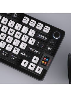Generic Pudding Four-sided Transparent Color Sublimation Small Full Set Of Key Caps Customized Mechanical Keyboard Transparent Kulomi Key Caps-Color:Pudding-four-sided Transparent-initial Number Machine-boxed 122 Key  - Image 4
