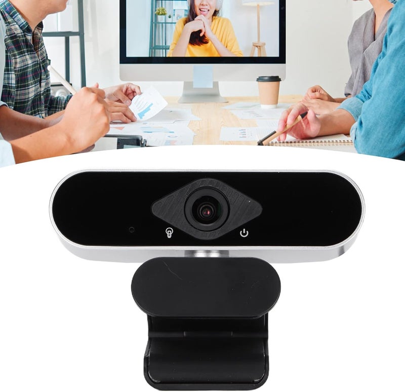 كاميرا ويب USB2.0 بدقة كاملة عالية الوضوح 1080P مع ميكروفون ممتص للصوت، تر��يز يدوي، عدسة قابلة للتعديل لأجهزة الكمبيوتر المحمولة والمكتبية - Image 3