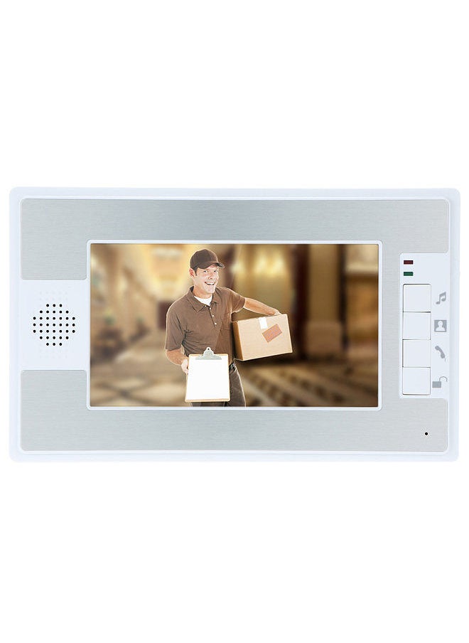 Generic - 7’’Color TFT LCD Video Door Phone Intercom Doorbell Unlock Monitor Rainproof Night Vision IR CCTV Camera Home Security - Image 1