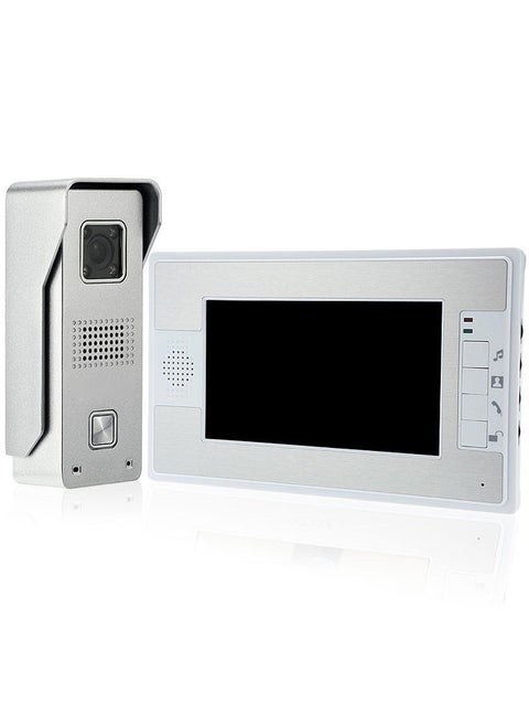 7’’Color TFT LCD Video Door Phone Intercom Doorbell Unlock Monitor Rainproof Night Vision IR CCTV Camera Home Security