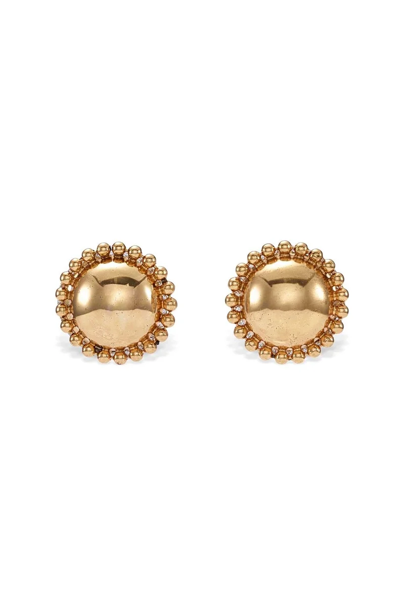 LELET NY Gleaming Circular Stud Earrings