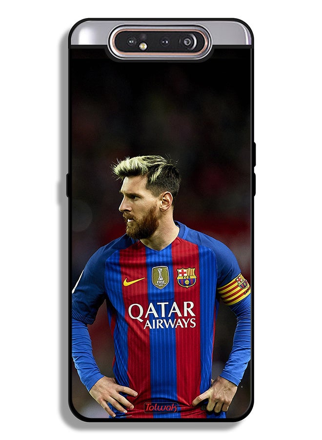 Tolwak Samsung Galaxy A80 Protective Case Cover Messi Barcelona - Image 1