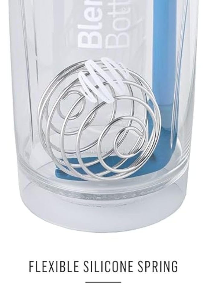 BlenderBottle BlenderBottle StayInBottle Reusable Silicone Straws for BlenderBottle Shaker Bottles Black and Blue 2 Pack  - Image 4