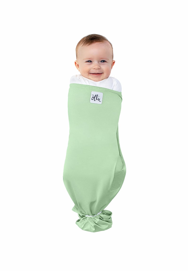The Ollie Swaddle â€“ Adjustable Baby Swaddle for Newborns | Pediatrician-Approved for Safe Sleep | Easy Closure | Arms-Out | Lightweight, Machine-Washable | Easy Diaper Access - Image 5