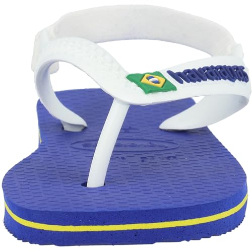 Havaianas Unisex Babies’ Brasil Logo II Flip Flops Blue (Marine Blue), 7 UK, (25/26 EU) (23/24 BR) - Image 2