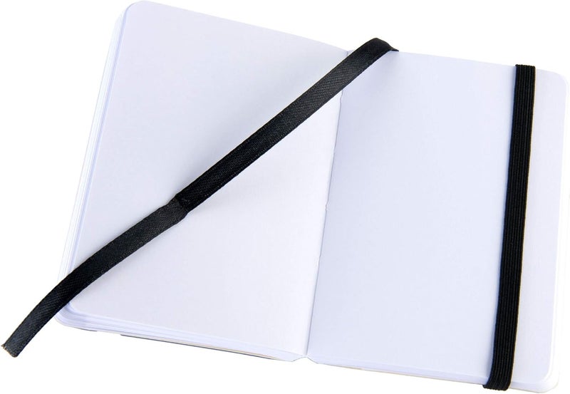 Pentalic Traveler Pocket Sketchbook Journal - 3" x 4", 160 Pages, Acid-Free Recycled Paper, Black - Image 2