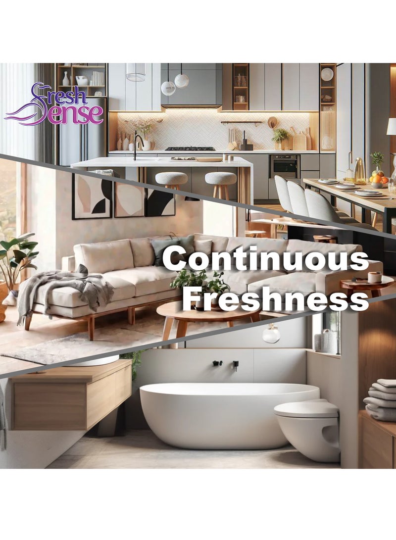 Fresh Sense LILY OF VALLEY Refill - PACK of 6 x 260ml - Automatic Spray Auto Spray Air Freshener for Home Bathroom Toilet Office Neutralizes Bad Odors FRESH SENSE - Image 3