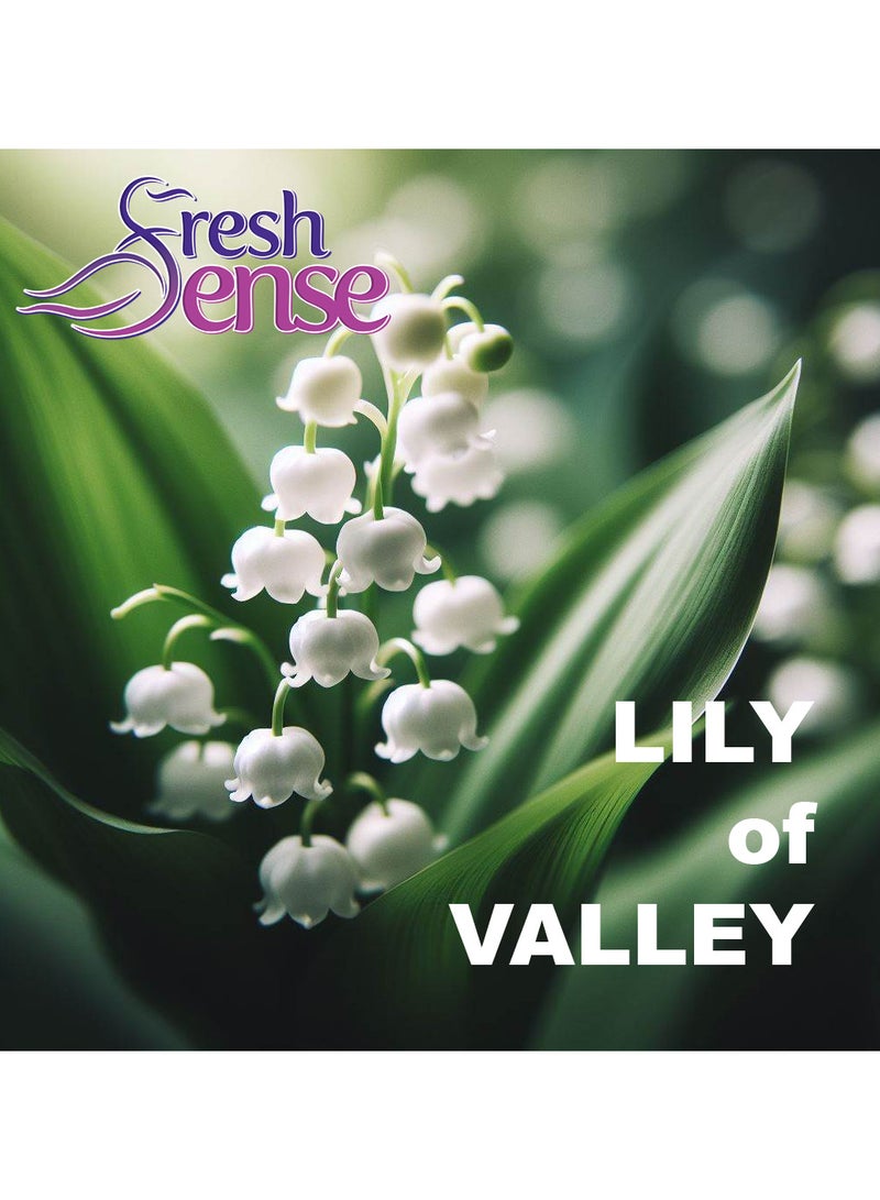 Fresh Sense LILY OF VALLEY Refill - PACK of 6 x 260ml - Automatic Spray Auto Spray Air Freshener for Home Bathroom Toilet Office Neutralizes Bad Odors FRESH SENSE - Image 2