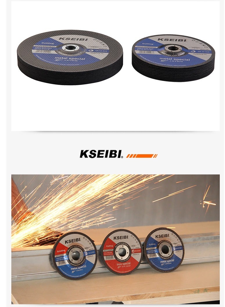 KSEIBI Metal Cutting Discs/T42, Resin, Accurate Cutting, Professional Cutting Wheels, Cuts Porcelain, Marble, And Ceramic Tile, Metal Components Such as Frames, High-Speed Cutting, Angle Grinder Discs.  - Image 4