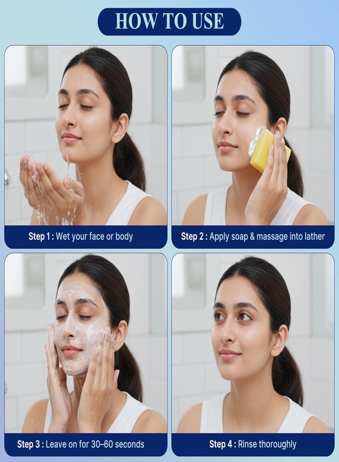 Satthwa Kojic Acid 1% Soap with Vitamin C | For Pigmentation, Tan and Dark Spots | Brightening Soap for Men and Women | Pack of 2 (100g Each) - Image 4