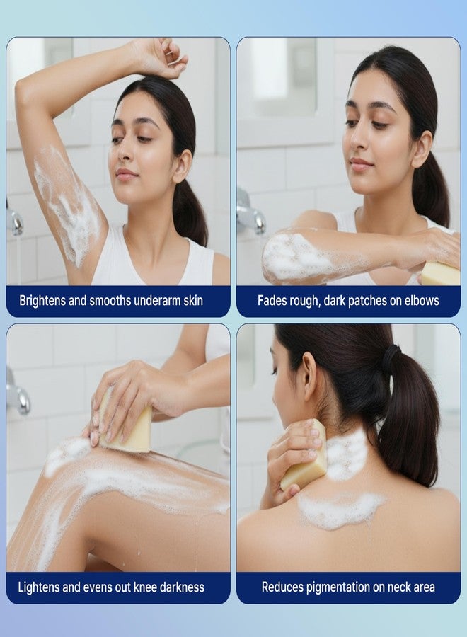 Satthwa Kojic Acid 1% Soap with Vitamin C | For Pigmentation, Tan and Dark Spots | Brightening Soap for Men and Women | Pack of 2 (100g Each) - Image 3