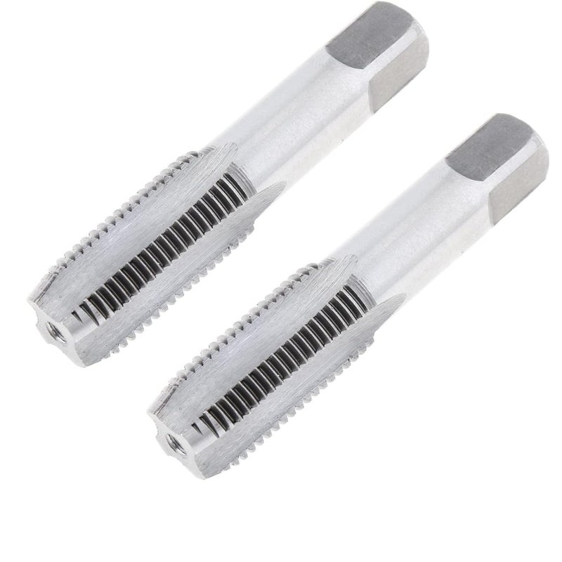 High-Precision Threading Tap Set BSP 2PCS – Steel, BSPT Sizes 1/8″ to 3/4″ – For Plumbing, Automotive & Fluid Systems (1/4) - Image 1